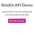 RiteKit Hashtag Suggestions API